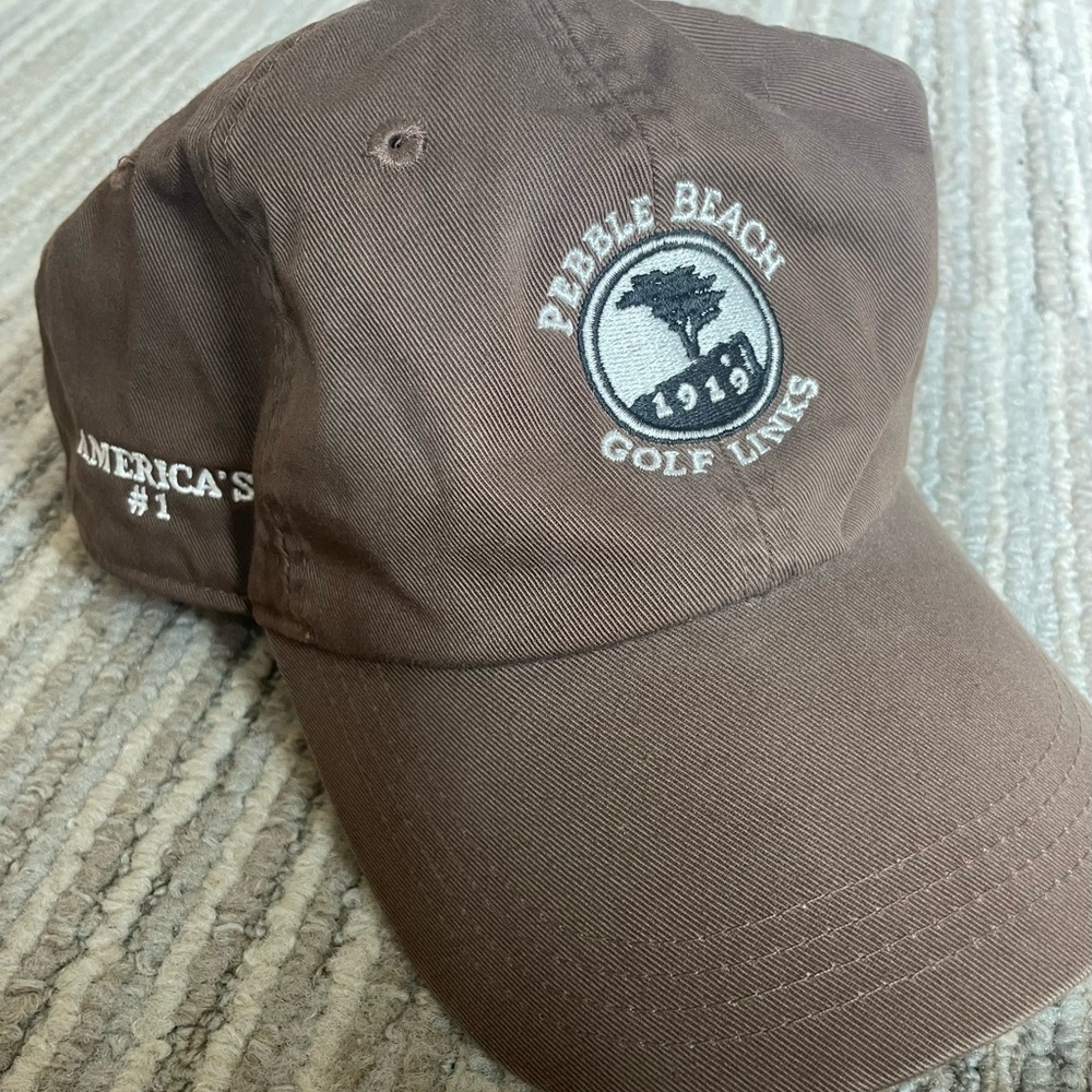 Pebble Beach Chocolate Golf Hat